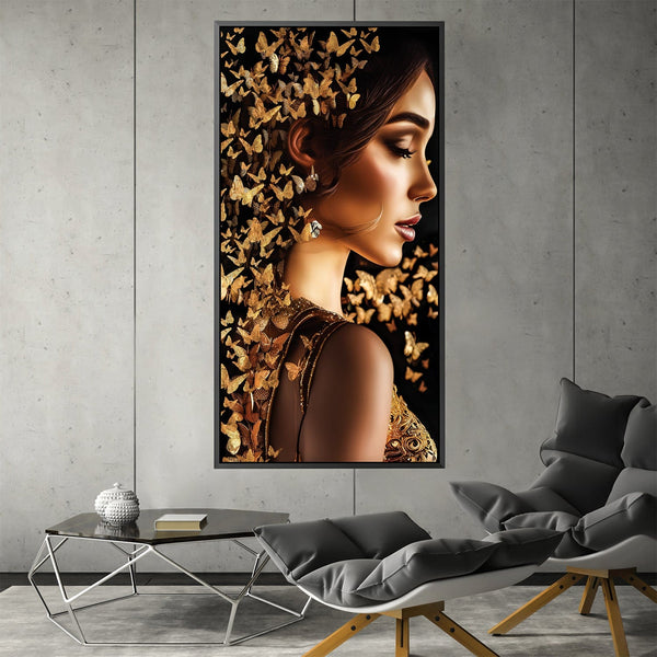 Butterfly Emotions Canvas Art Clock Canvas