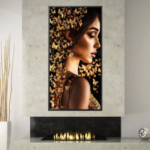 Butterfly Emotions Canvas Art Clock Canvas