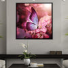 Butterfly In Nature Canvas Art Clock Canvas