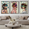 Butterfly Oasis Women Canvas Art Clock Canvas