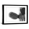 Cactus Plant Print Art 45 x 30cm / Unframed Canvas Print Clock Canvas