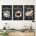 Cafe Canvas Art Clock Canvas