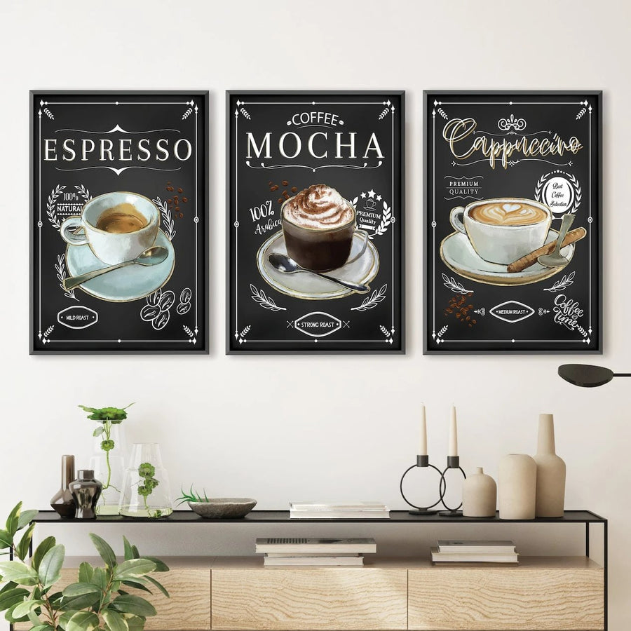 Cafe Canvas Art Clock Canvas