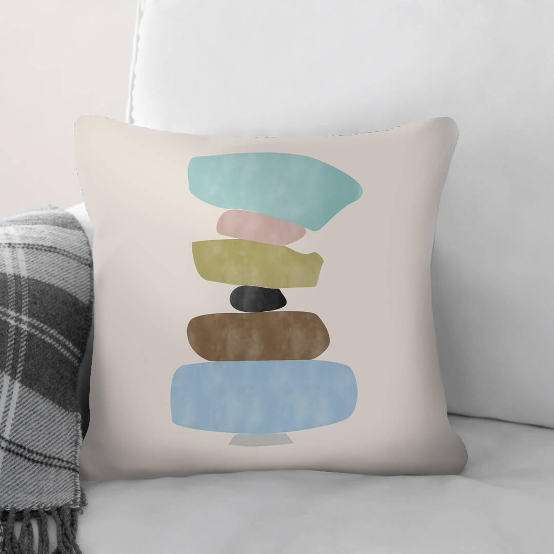 Cairn Cushion Cushion 45 x 45cm Clock Canvas
