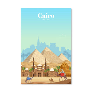 Cairo Canvas - Studio 324 Art Clock Canvas