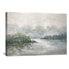 Calm Brushed Lake Oil Painting Oil Clock Canvas