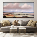 Calm Fields Canvas Art Clock Canvas