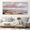Calm Fields Canvas Art Clock Canvas