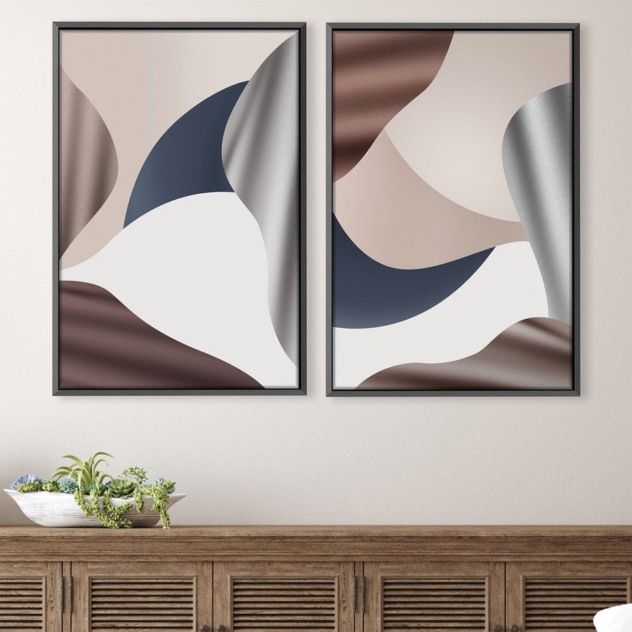 Calm Flow Canvas Art Clock Canvas