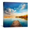 Calm Nature Canvas Art 30 x 30cm / Unframed Canvas Print Clock Canvas