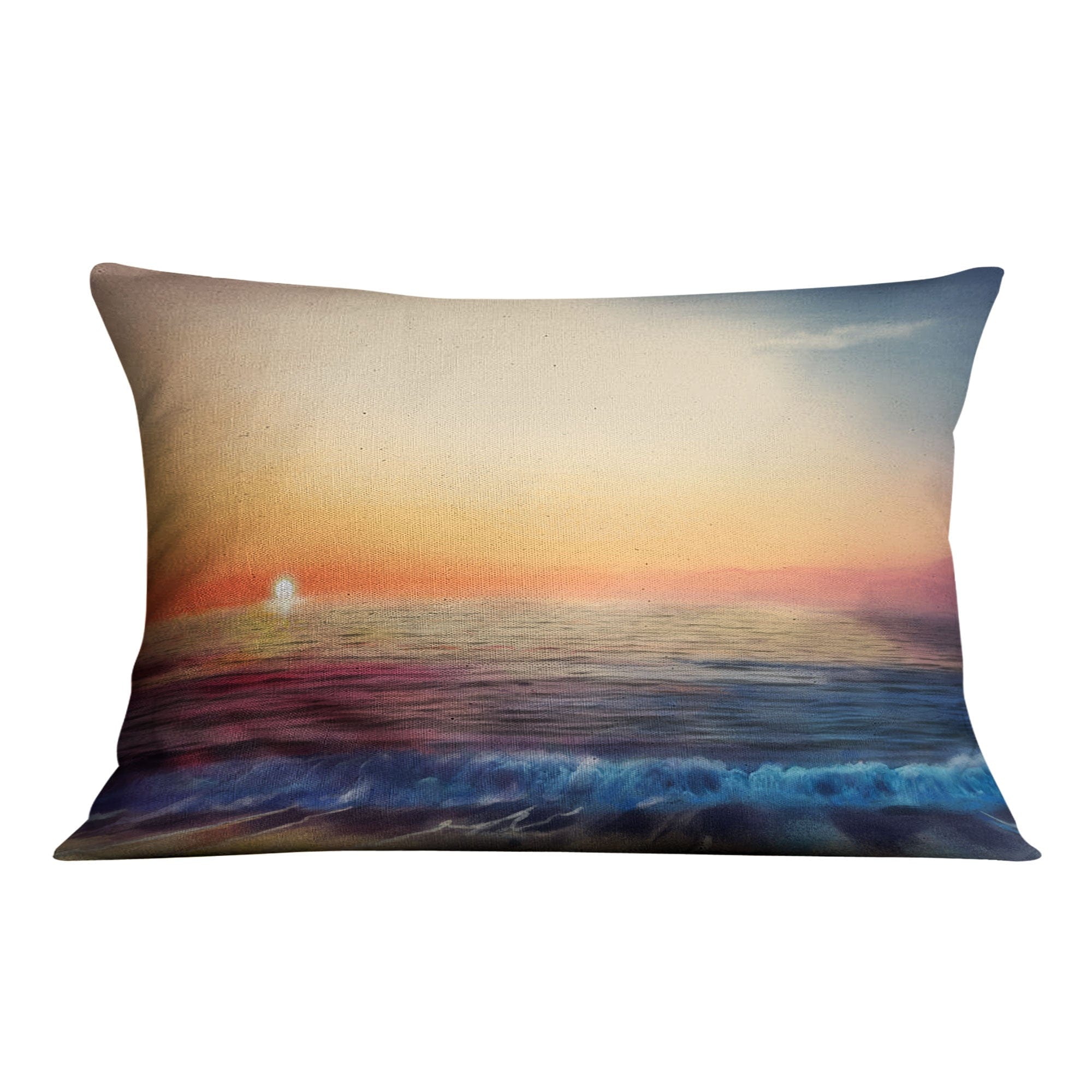 Calm Shores Cushion Cushion Cushion Landscape Clock Canvas