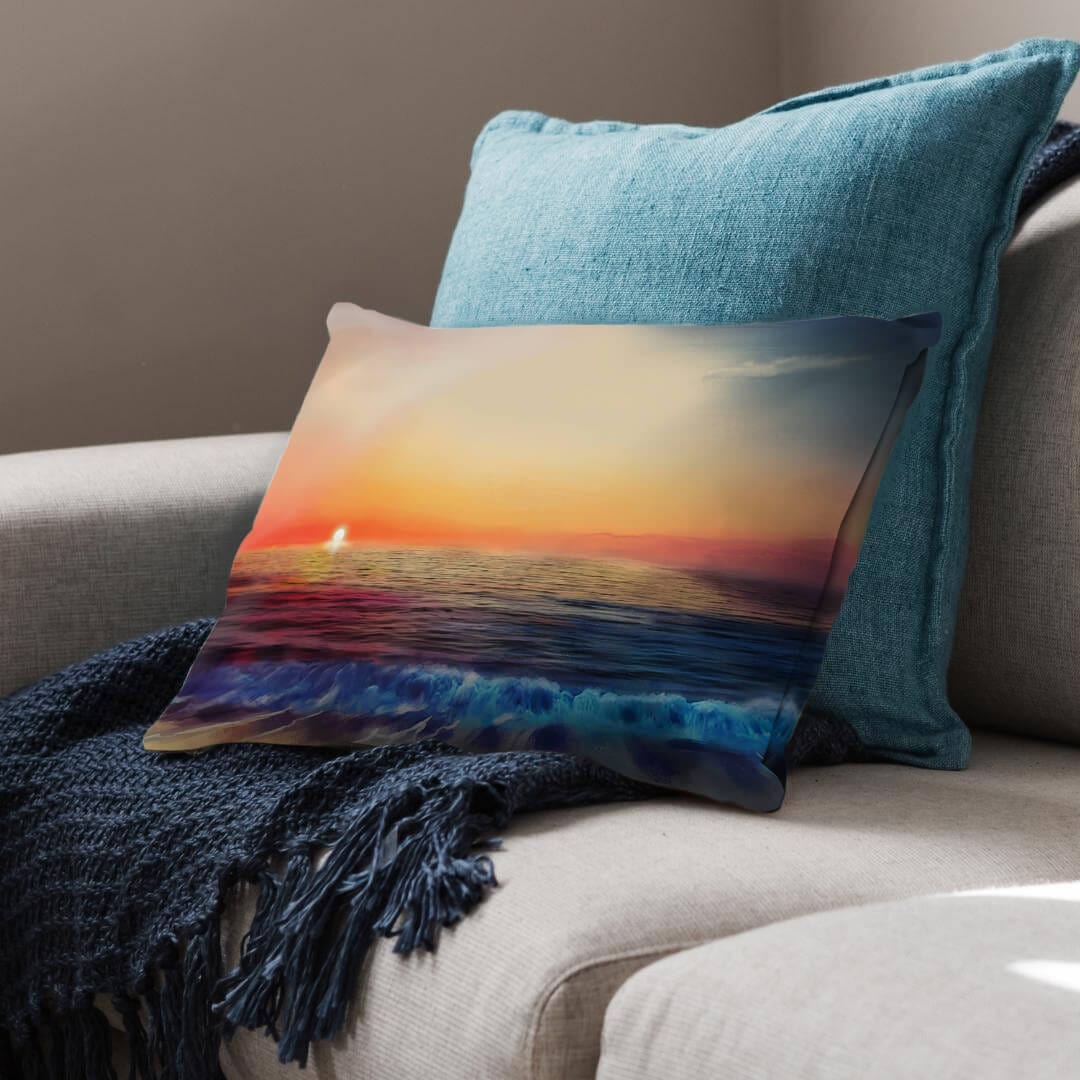 Calm Shores Cushion Cushion Cushion Landscape Clock Canvas