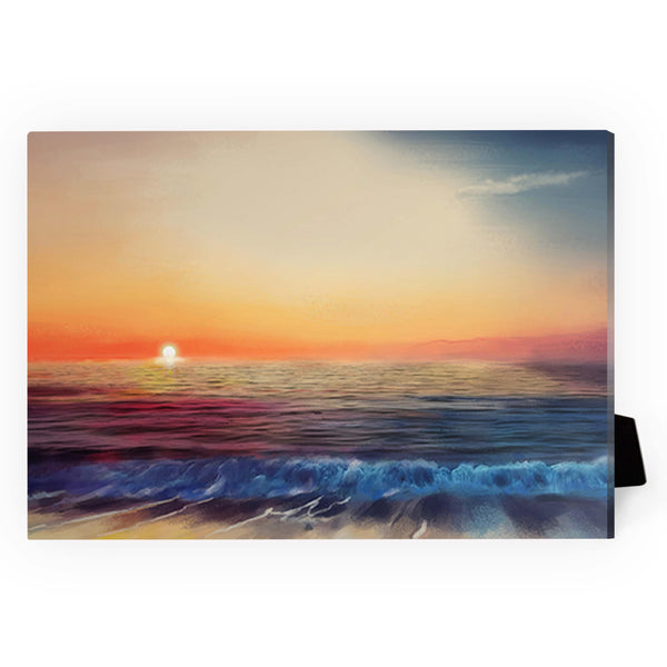 Calm Shores Desktop Canvas Desktop Canvas 18 x 13cm Clock Canvas