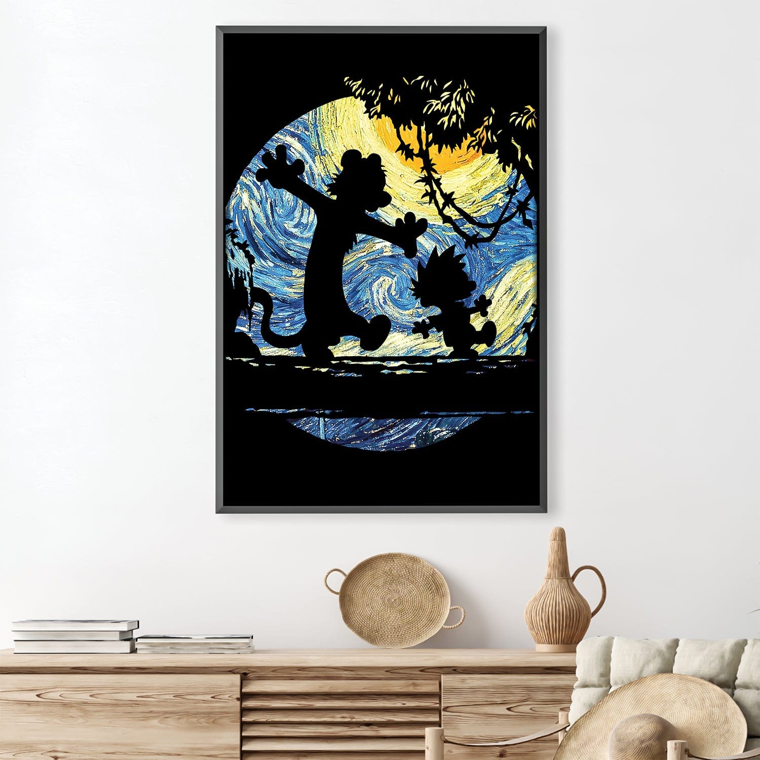 Calvin and Hobbes Moon 1 Canvas product thumbnail