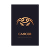 Cancer - Gold Canvas Art Clock Canvas