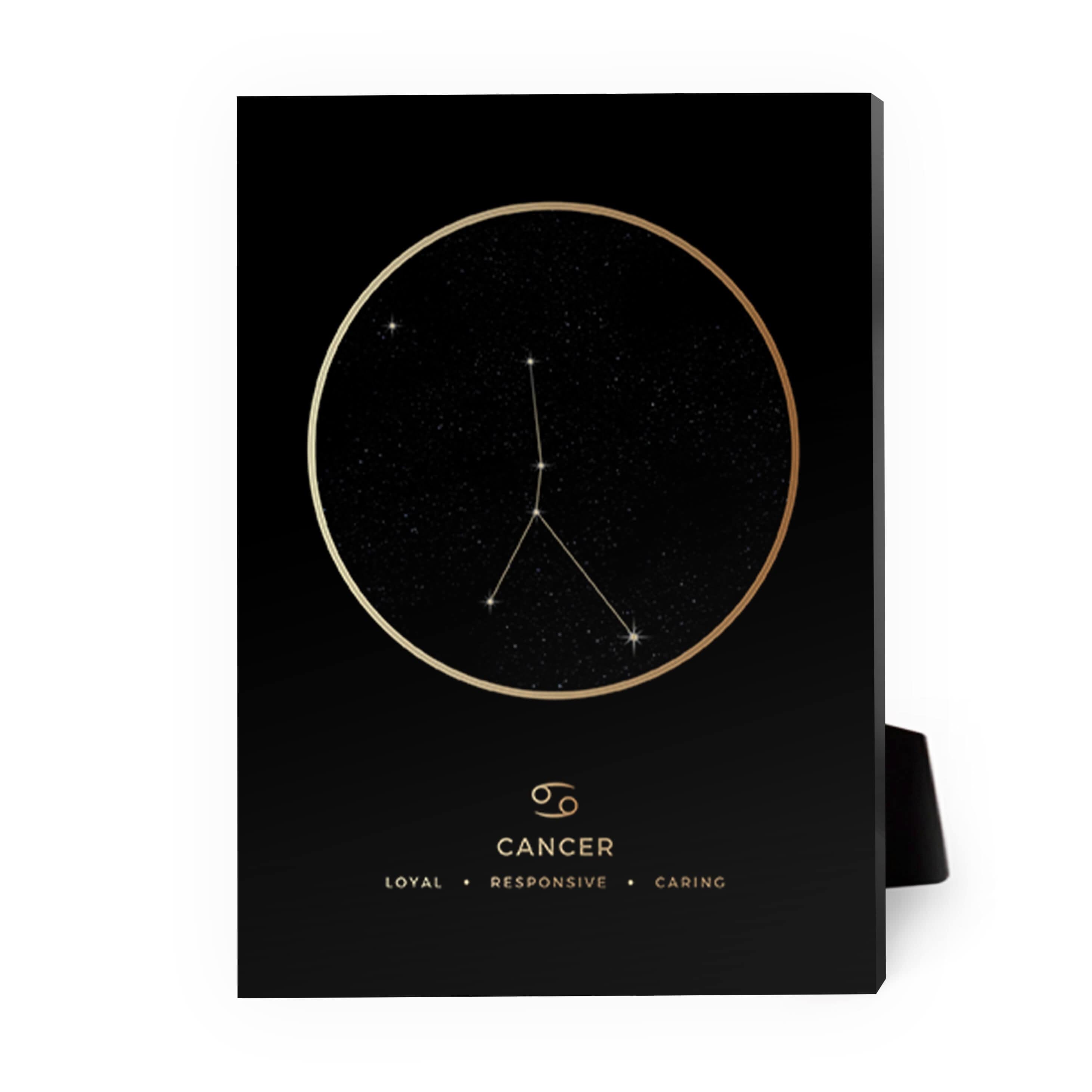 Cancer Traits Gold Desktop Canvas product thumbnail