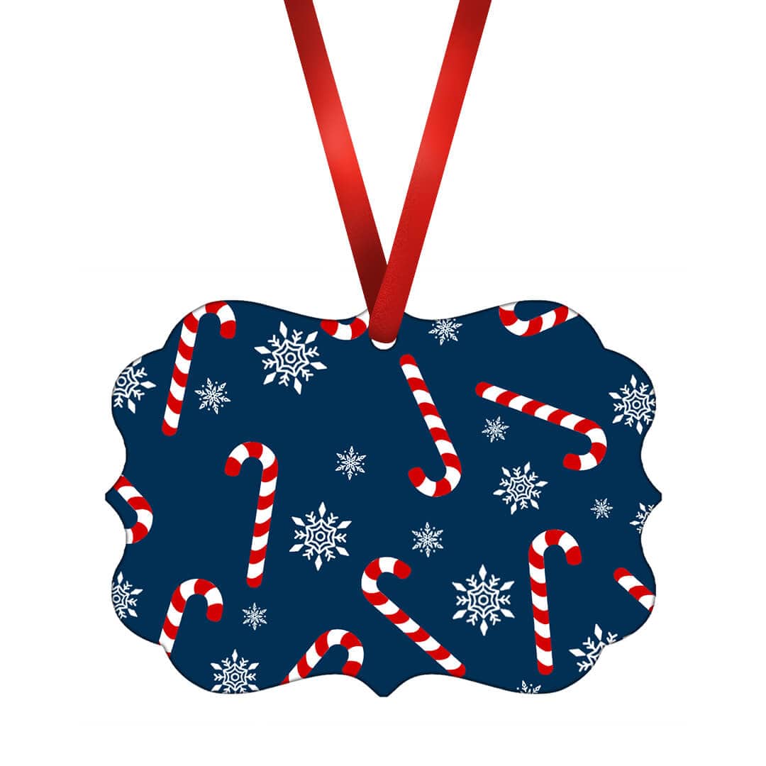 Candy Cane Patterns Ornament product thumbnail