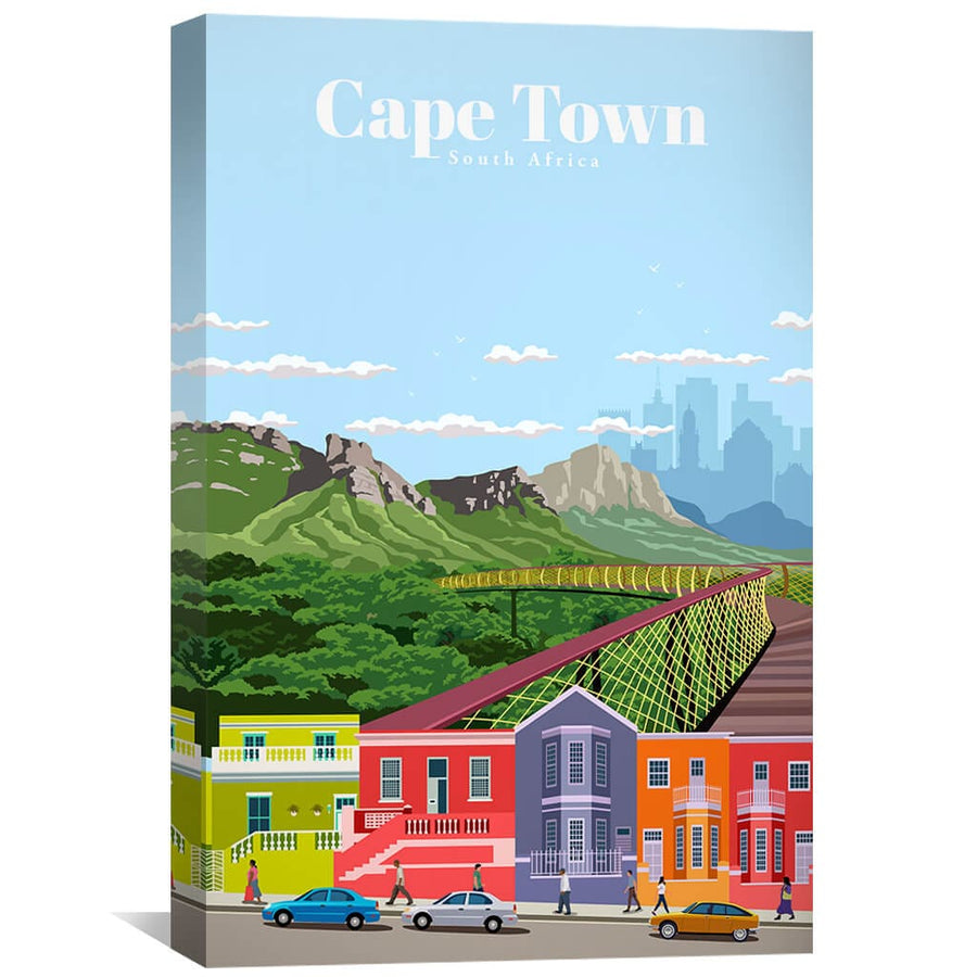 Capetown Canvas - Studio 324 Art 30 x 45cm / Unframed Canvas Print Clock Canvas