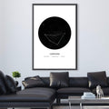 Capricorn Traits Canvas Art Clock Canvas
