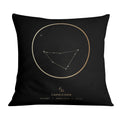 Capricorn Traits Gold Cushion Cushion Cushion Square Clock Canvas