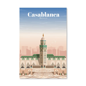 Casablanca Canvas - Studio 324 Art Clock Canvas
