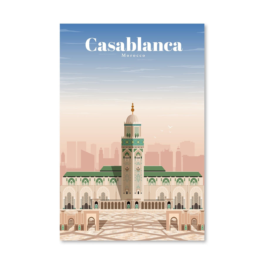 Casablanca Canvas - Studio 324 Art Clock Canvas