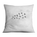 Charcoal Nature A Cushion Cushion 45 x 45cm Clock Canvas