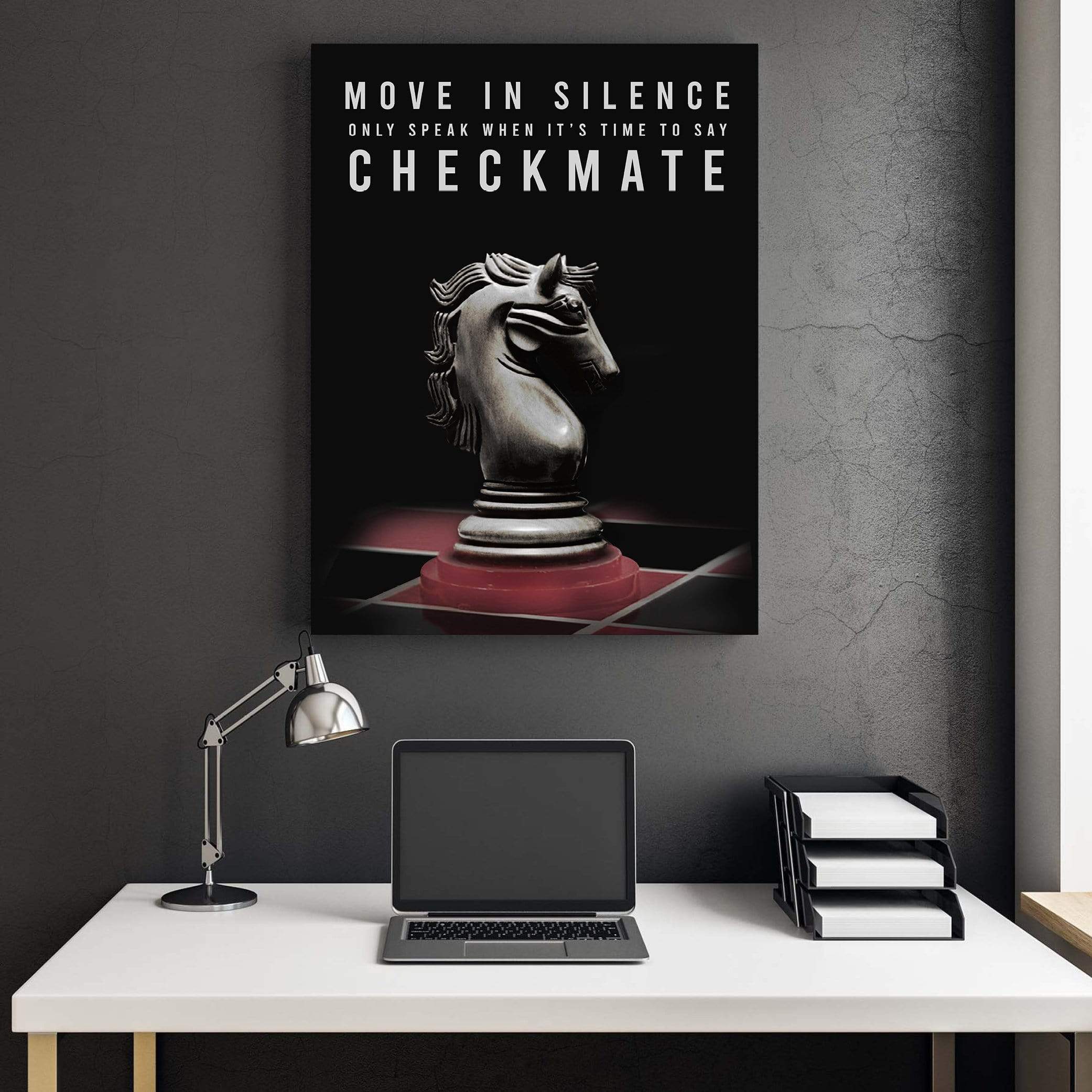 Checkmate Clock Canvas