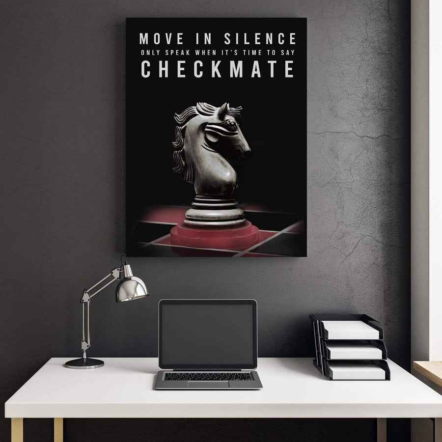 Checkmate Clock Canvas