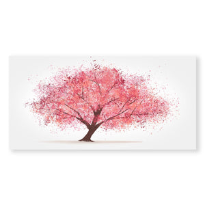 Cherry Blossom Simplicity Canvas Art Clock Canvas