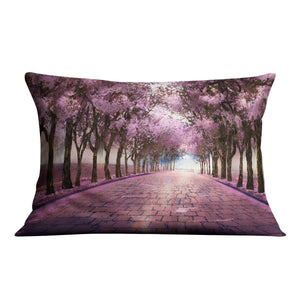 Cherry Blossom Strolls Cushion Cushion Cushion Landscape Clock Canvas