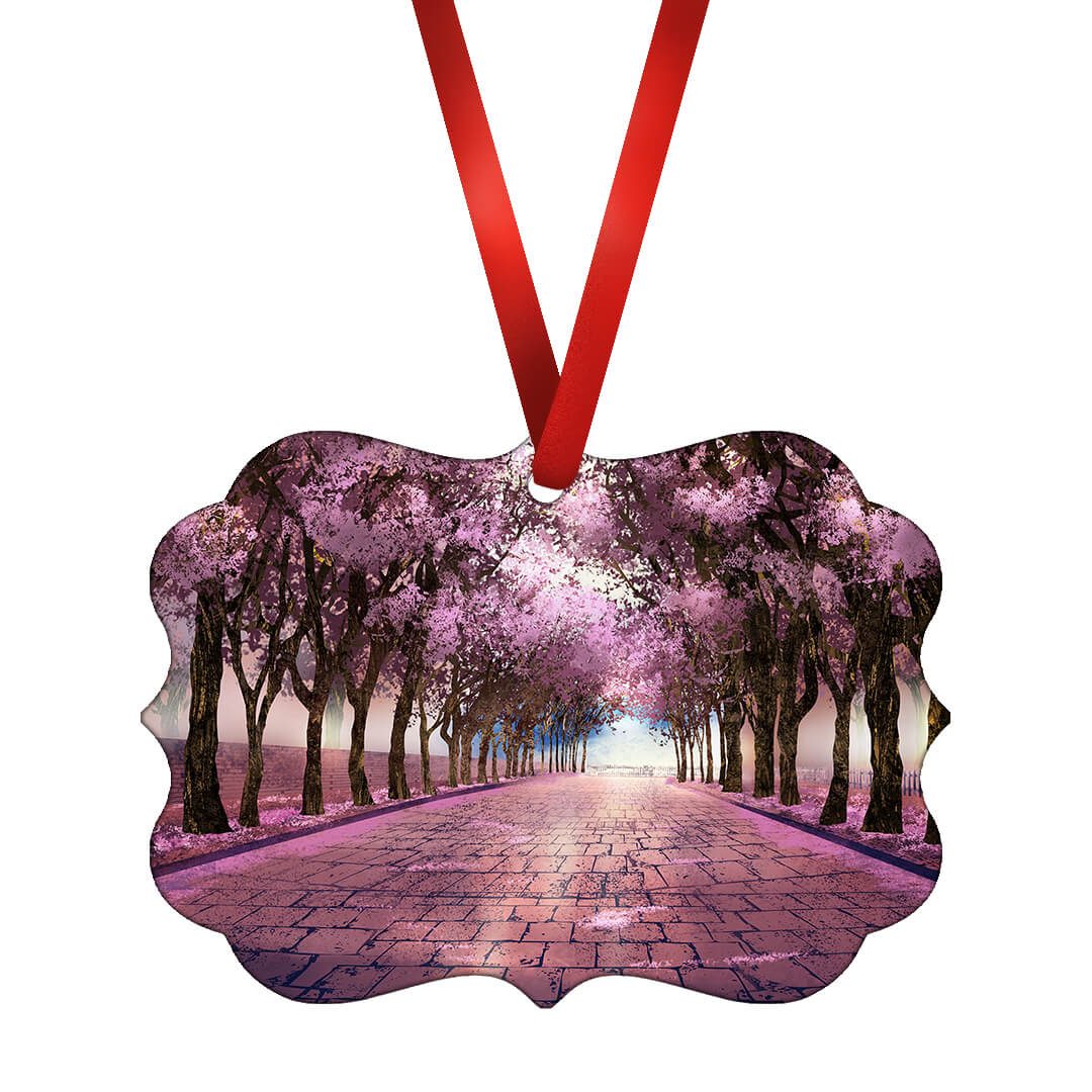 Cherry Blossom Strolls Ornament product thumbnail