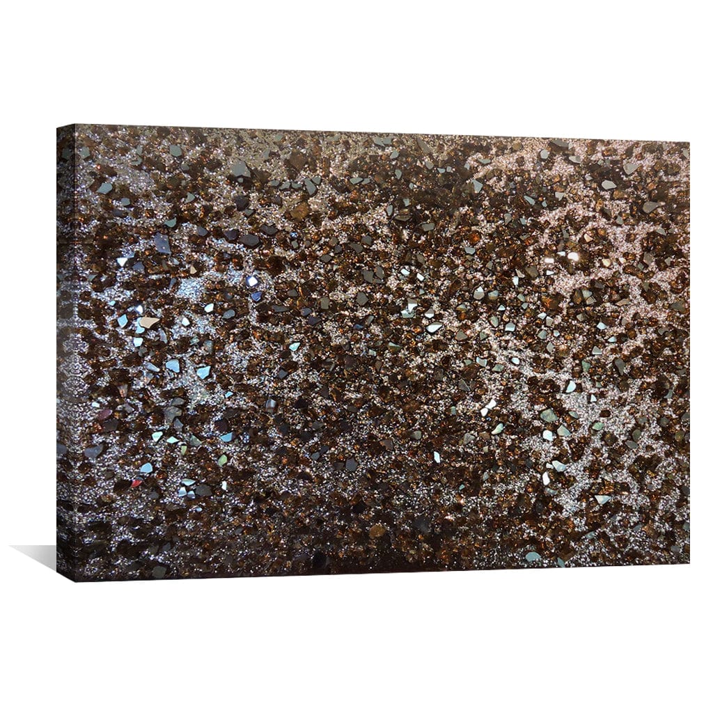 Chocolate Glam Canvas Art Clock Canvas