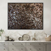 Chocolate Glam Canvas Art 45 x 30cm / Unframed Canvas Print Clock Canvas
