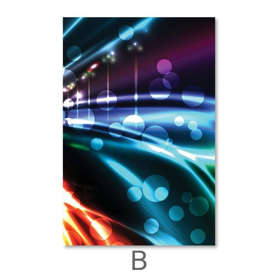 City Light Trails Canvas Art B / 40 x 50cm / No Board - Canvas Print Only Clock Canvas