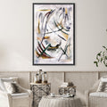 Clarity in The Abstract Canvas Art 30 x 45cm / Unframed Canvas Print Clock Canvas