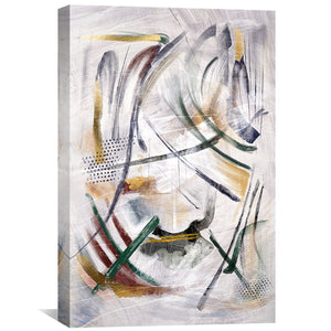 Clarity in The Abstract Canvas Art Clock Canvas