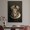 Classy Lion 2 Canvas Art 30 x 45cm / Unframed Canvas Print Clock Canvas