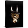 Classy Owl Canvas Art Clock Canvas