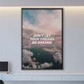 Cloud Dreams Canvas Art Clock Canvas