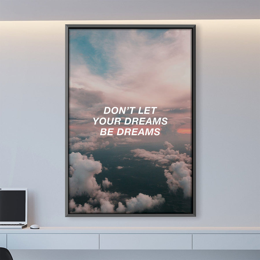 Cloud Dreams Canvas Art Clock Canvas