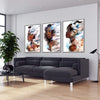 Clouded Woman Canvas Art Clock Canvas