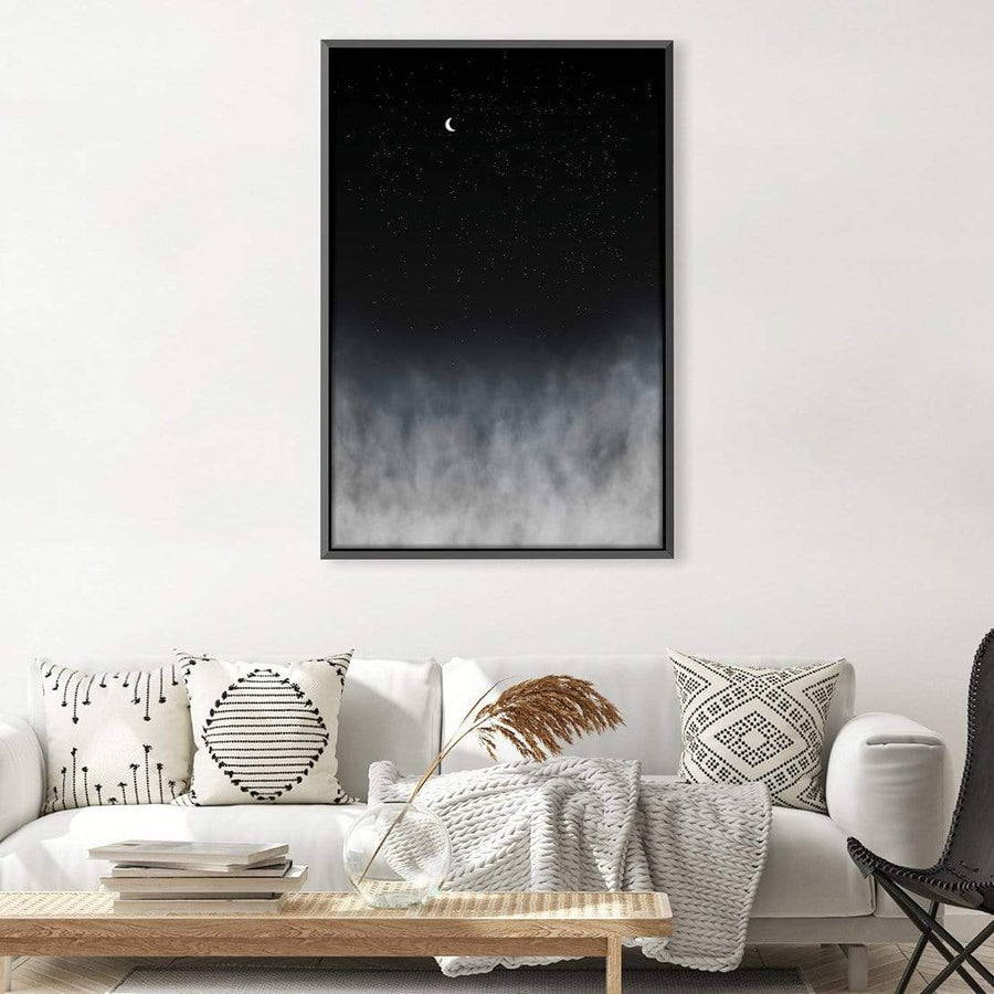 Cloudy Nights Canvas Art Clock Canvas