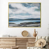 Cloudy Skies Canvas Art Clock Canvas