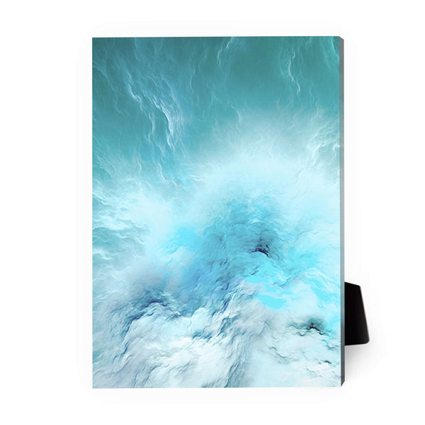 Cloudy Wave A Desktop Canvas Desktop Canvas 13 x 18cm Clock Canvas