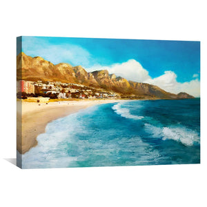 Coastal Vibes Canvas Art 45 x 30cm / Unframed Canvas Print Clock Canvas