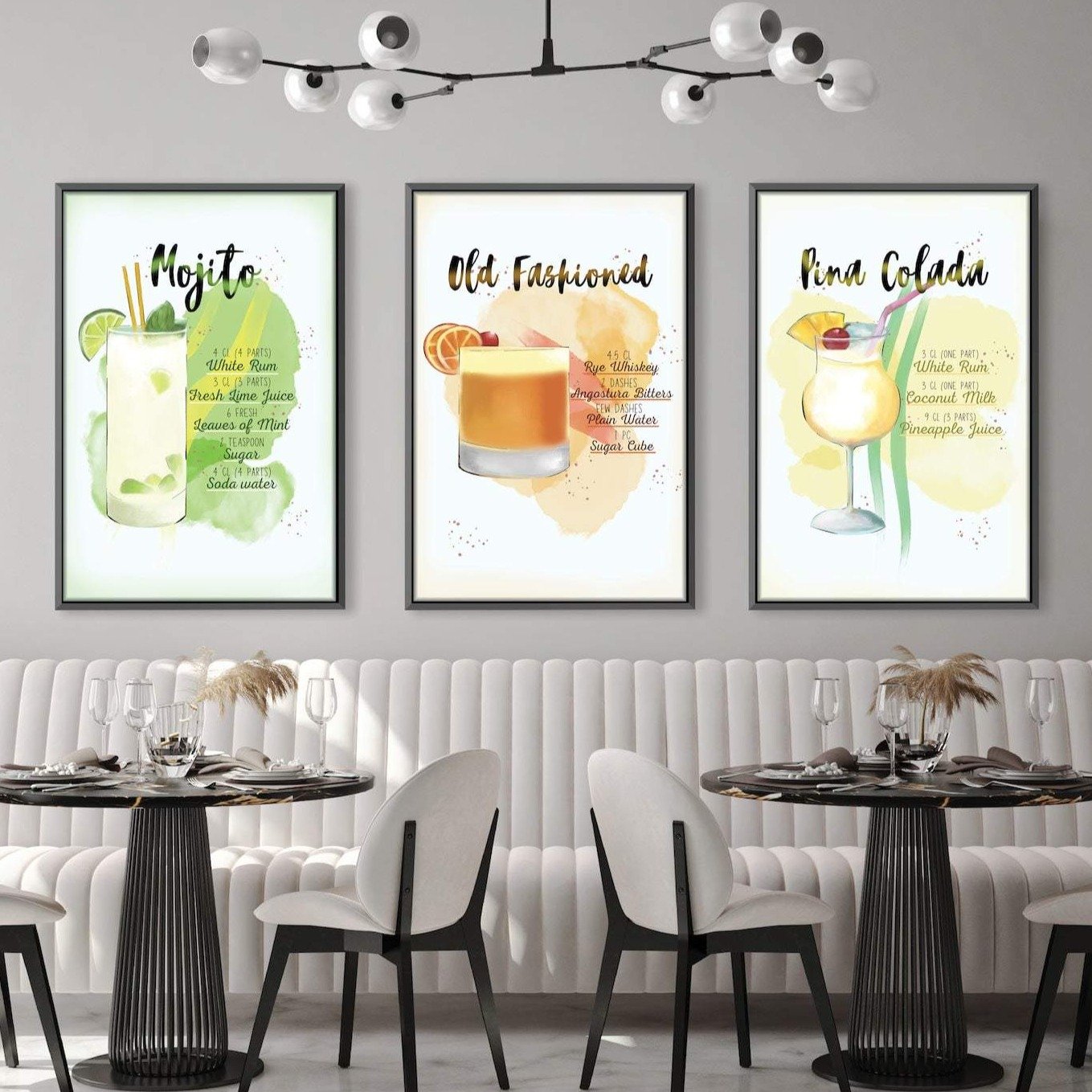 Cocktail Recipes Canvas product thumbnail