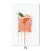 Cocktails Canvas Art A / 30 x 45cm / Unframed Canvas Print Clock Canvas