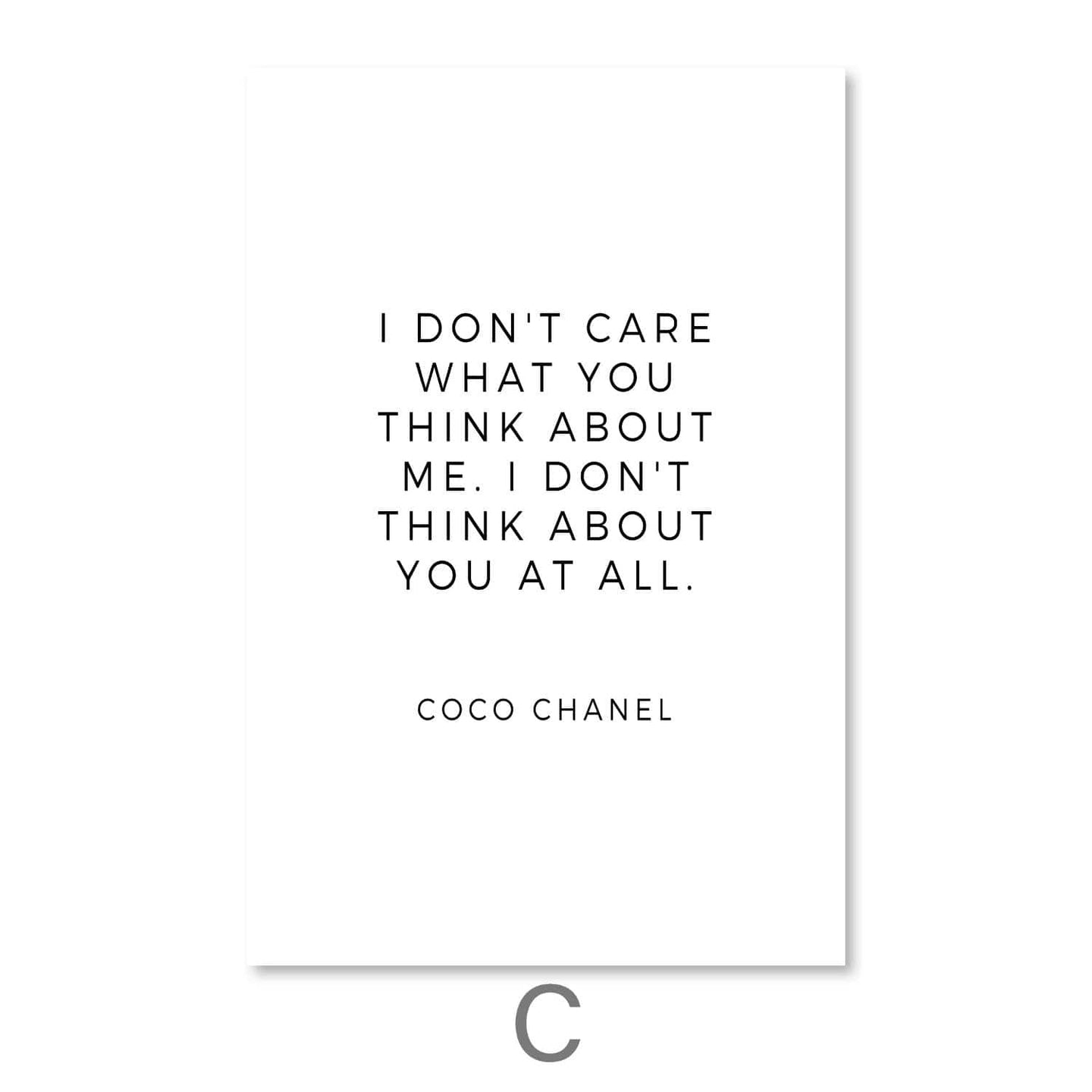 CoCo Quotes Canvas ClockCanvas