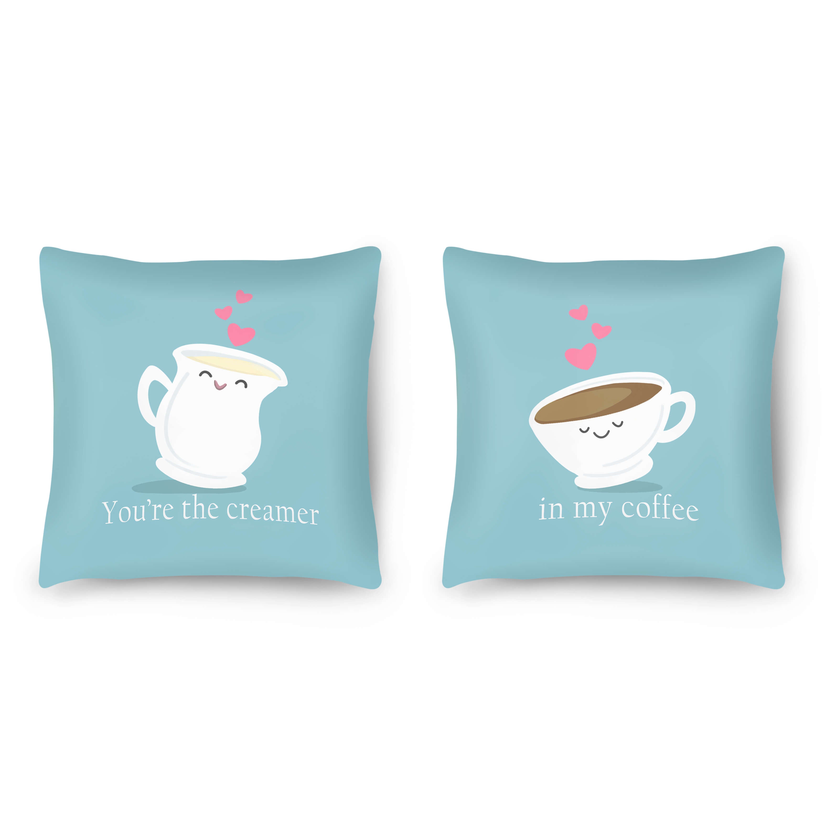 Coffee and Cream Love Cushion product thumbnail